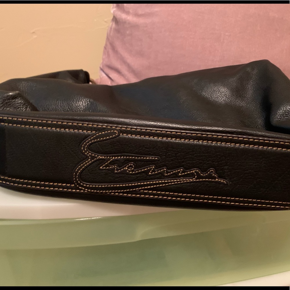 Etienne Black Leather Hobo Bag - Picture 5 of 6